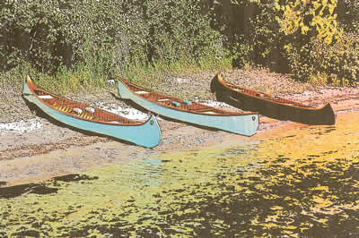 Jeanne Bourquin custom canoes