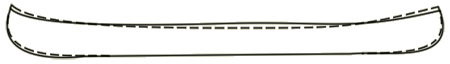 side view of Otter and Lutre caones